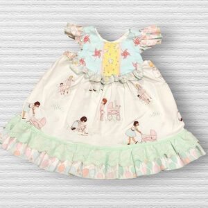 Olive Mae Spring Ruffle Party Dress 12 Month